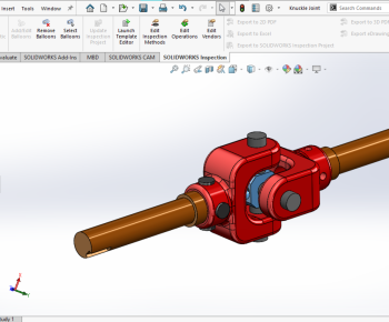 3D Model of a Knuckle Joint